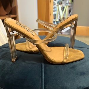 Steve Madden Andrina clear heels